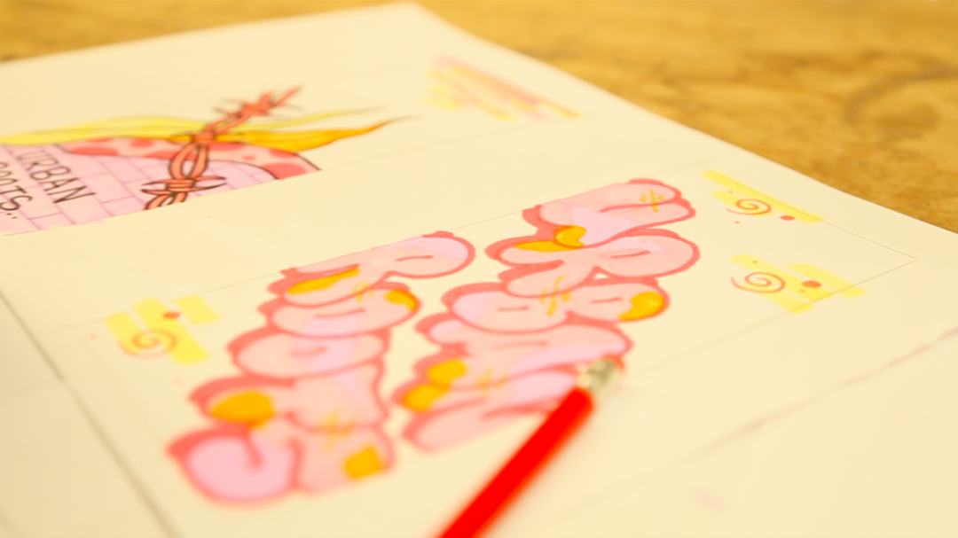 schets Freesia installatie Roos van Unen en Kristel van Dijk Fleuramour 2018