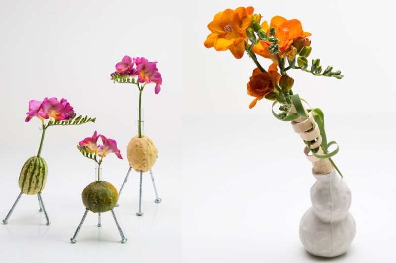 Freesia vase designs