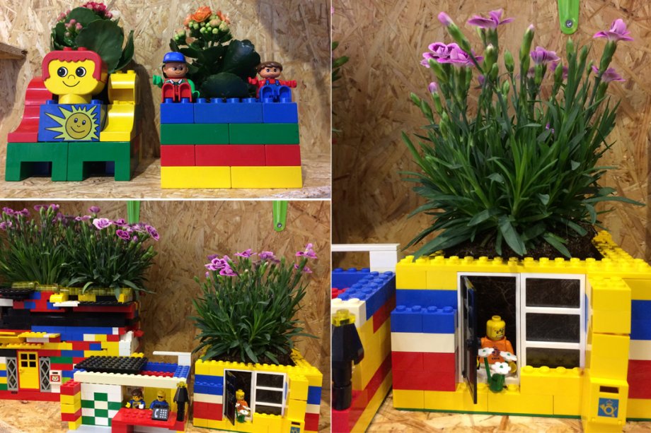Lego planters Flower Factor