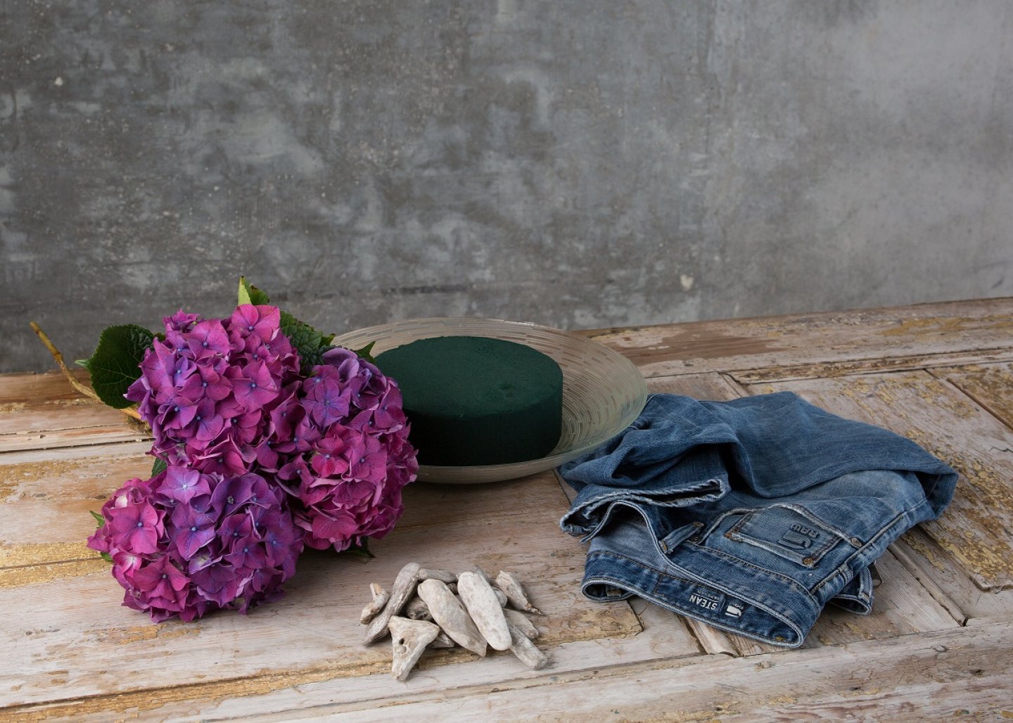 Stap voor stap een Ultra Violet Hydrangea ontwerp