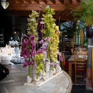 Bar bloemstuk met snij Cymbidium