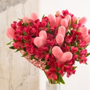 Alstroemeria Valentijnsboeket