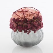 Bolvormig Dianthus Amaranthus arrangement