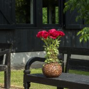 Krachtig pioenrozen arrangement