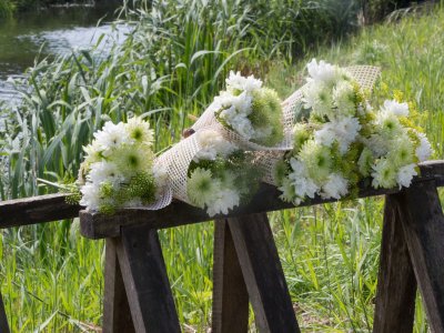Frisse boeketten met Chrysanten