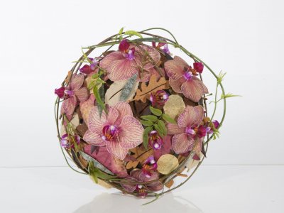 Bruidswerk met orchidee
