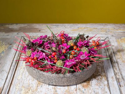 Bijzondere ondergrond: een frame van pitriet 