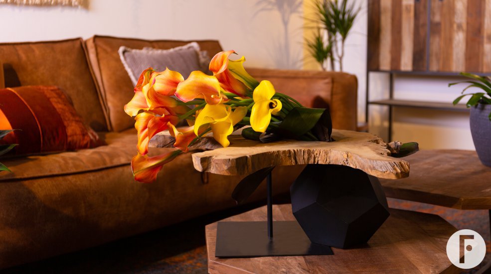 Calla's in een stoere woonstijl