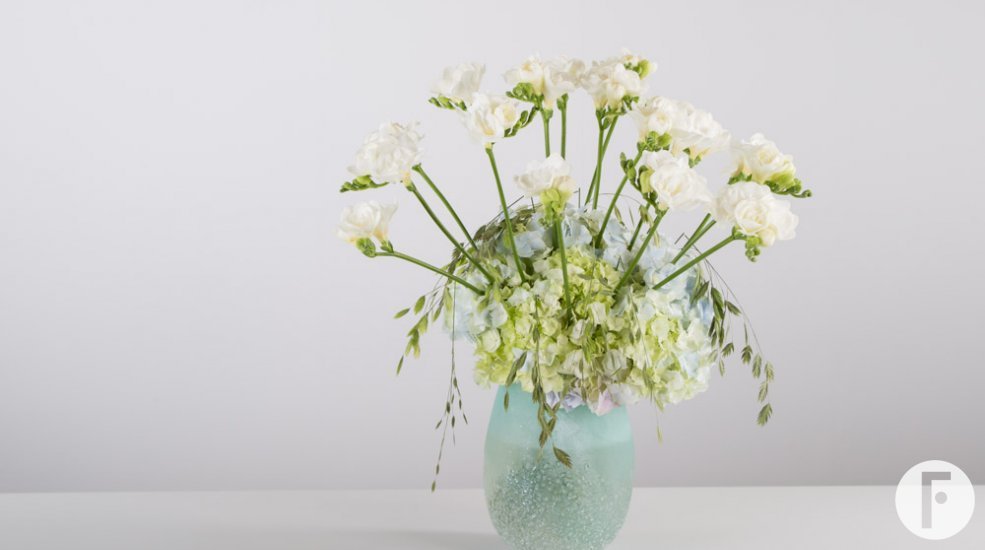 Romantisch Freesia vaas design