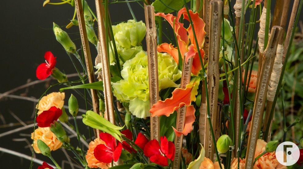 anjer bloemwerk Pim van den Akker Flower Factor