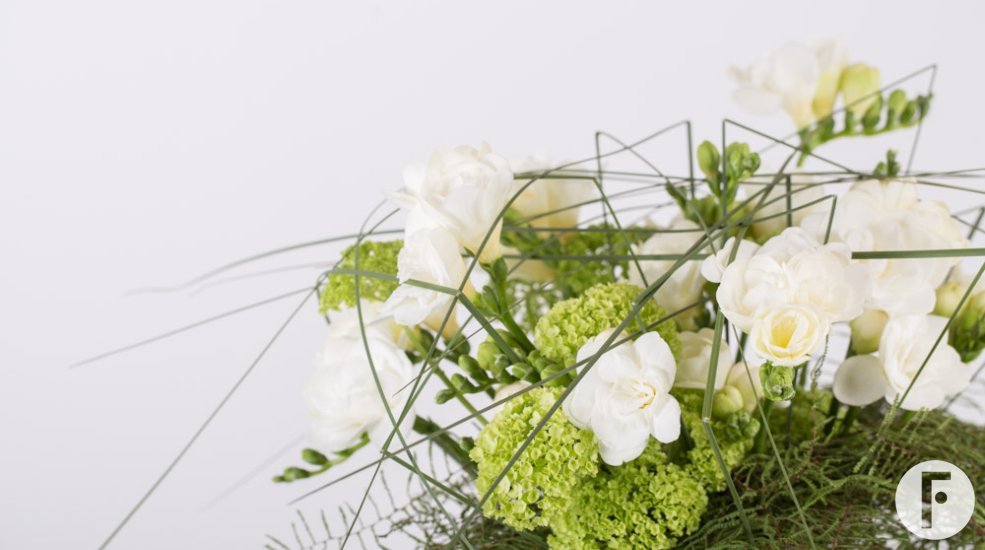 Luchtig Freesia boeket close-up