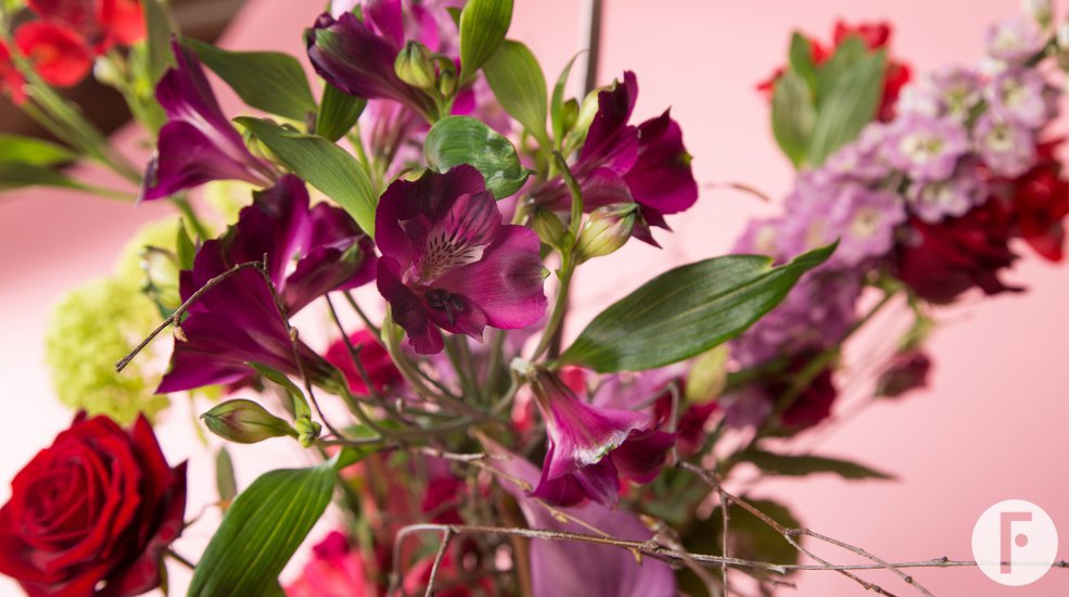 Plukboeket met Alstroemeria's