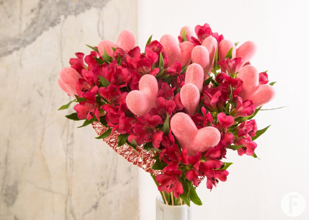 Alstroemeria Valentijnsboeket
