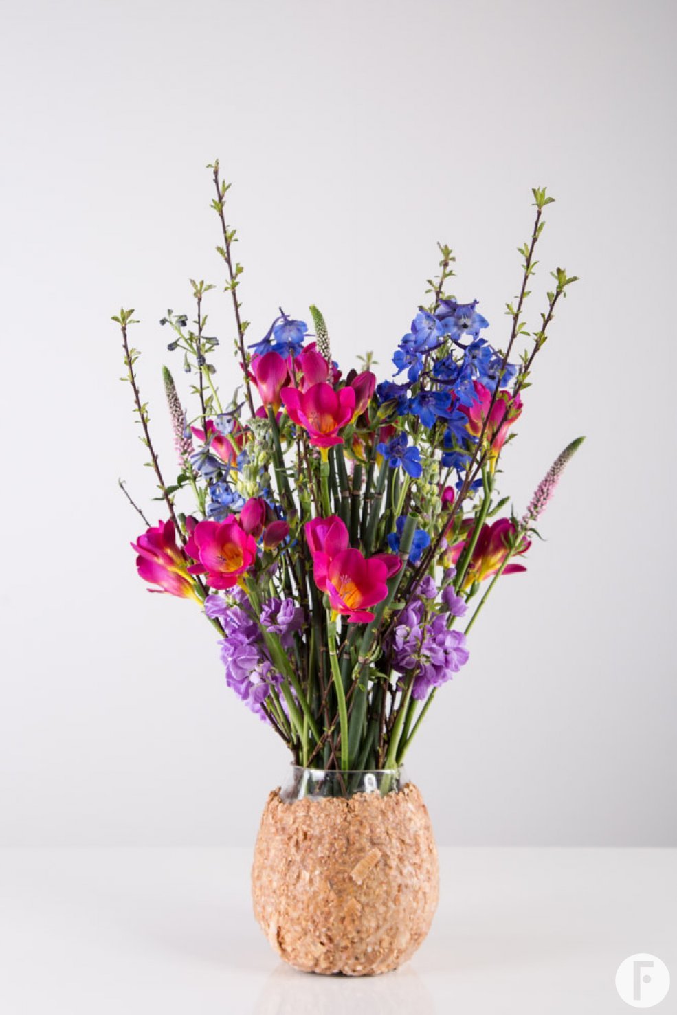 Natuurlijk Freesia veld boeket