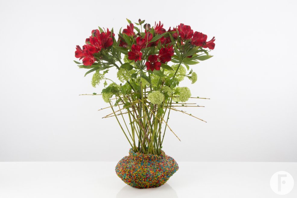 Kleurrijk Alstroemeria design open