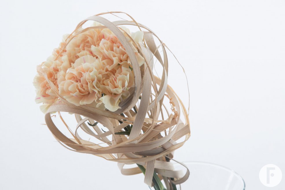 Simpel anjer arrangement close-up