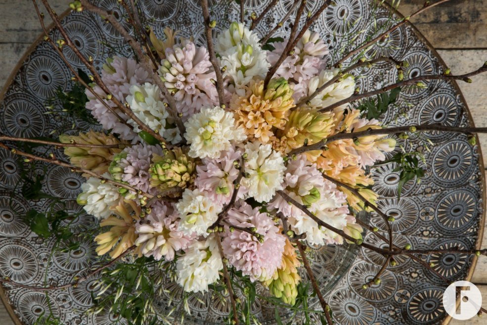 Heerlijk boeket met hyacinten - Ruik de Lente! door Inge Quint