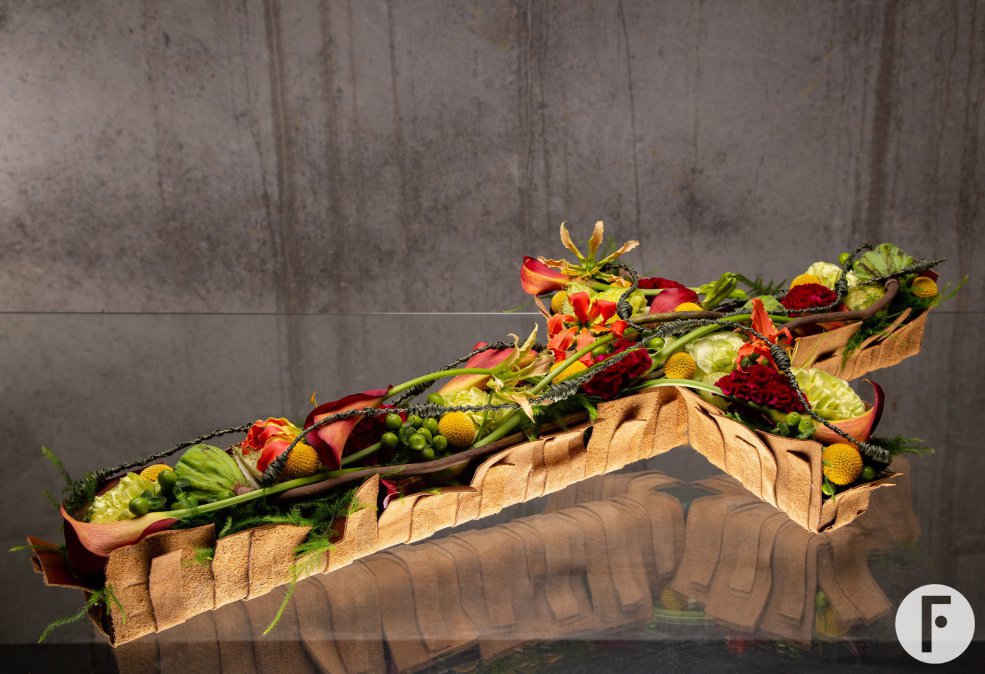 rouwwerkinspiratie kruis - Pim van den Akker - Flower Factor