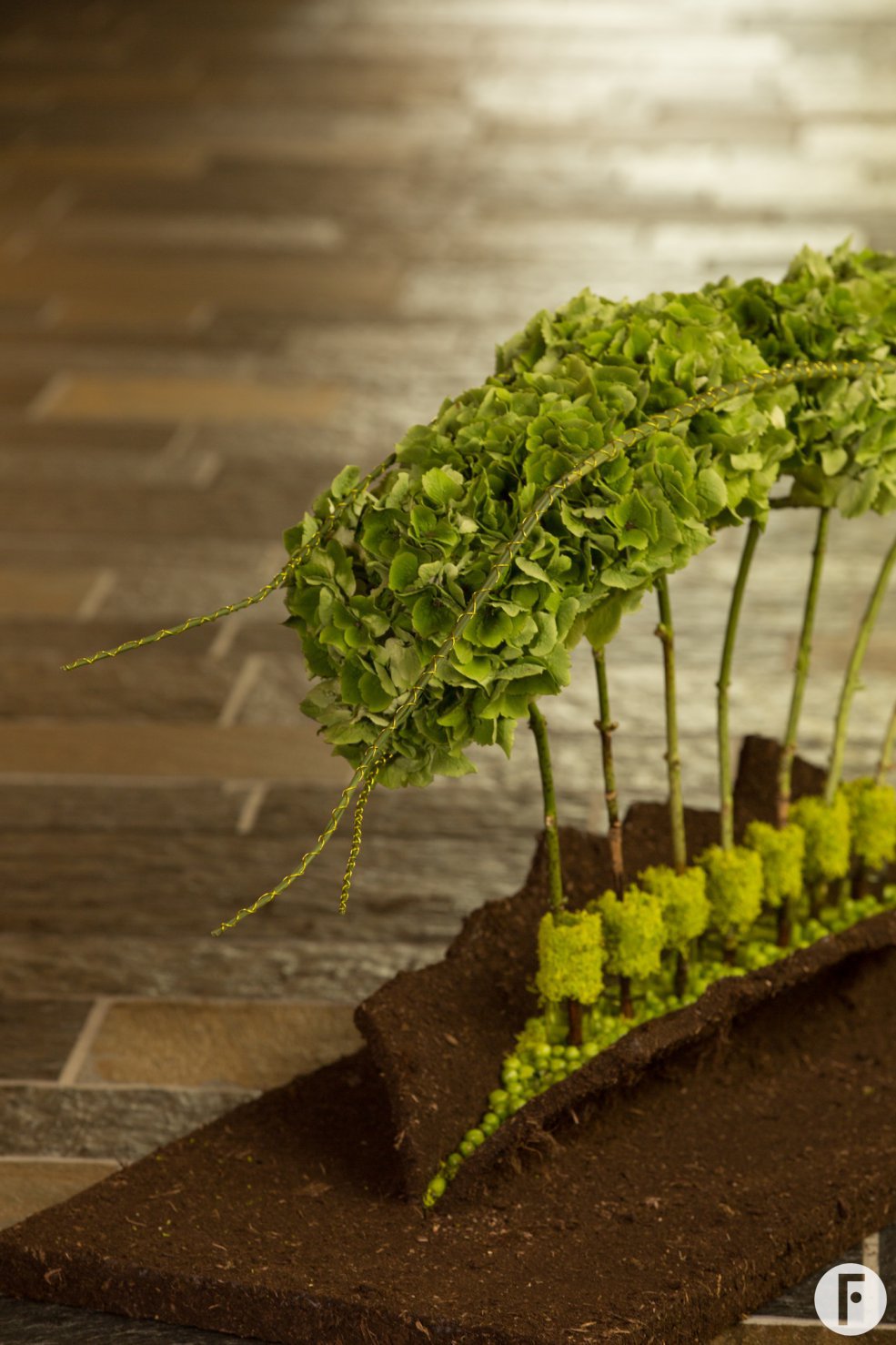 rouwwerk met classic hortensia - Pim van den Akker - Flower Factor