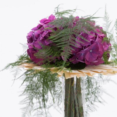 Boeket met Hortensia - close