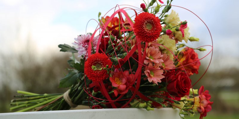 Stunning red bouquet