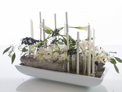 klassiek kerstarrangement