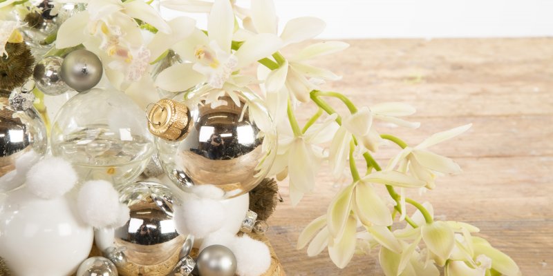  Christmas design met Cymbidium - LZorchidee