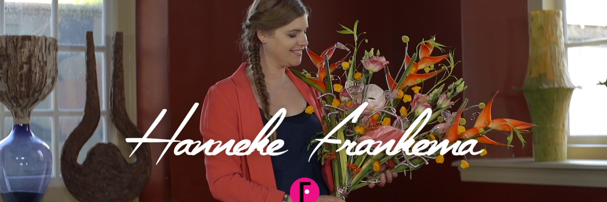 Valentijnsboeket van Hanneke Frankema