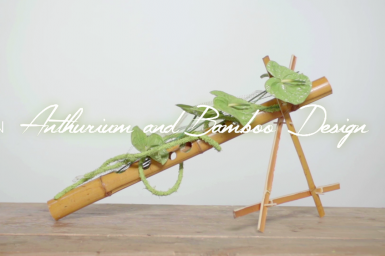 Anthurium en bamboe design