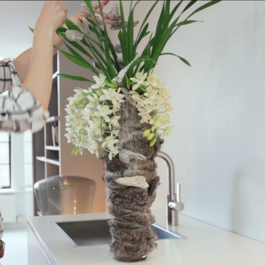 Even a natural beauty loves to dress up