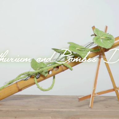 Anthurium en bamboe design