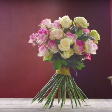 A Crazy Bouquet of Roses