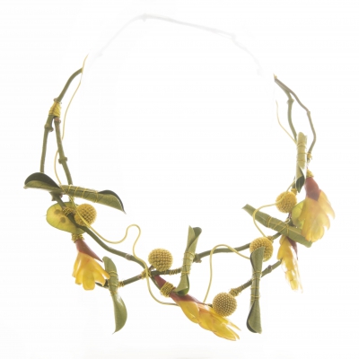 Zomerse bloemenketting met Vriesea