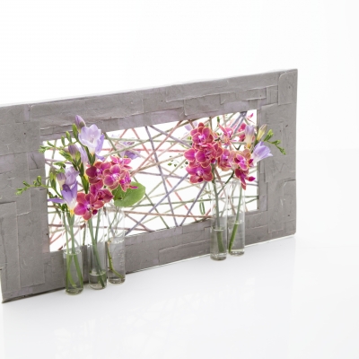 Freesia en Phalaenopsis combinatie