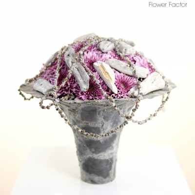 Chrysanten en wrakhout design