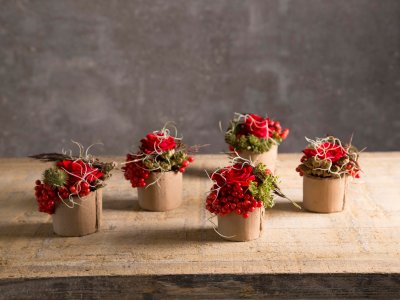 Tafeldecoratie met Red Eagle rozen