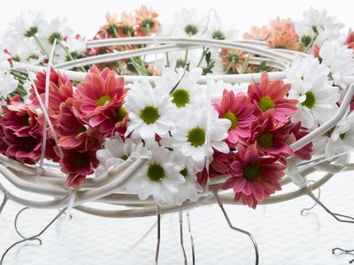 bloemwerk op een haakje