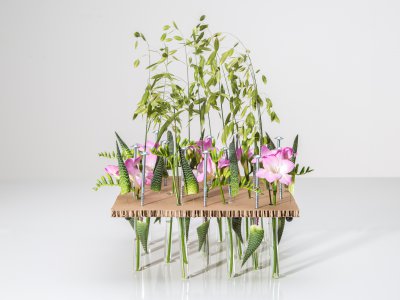 Prikkelend tafelstuk met Freesia