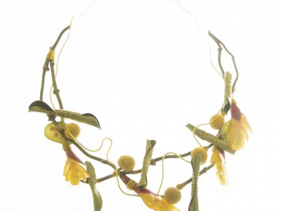 Zomerse bloemenketting met Vriesea