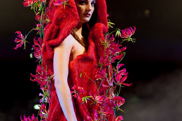 Florale jurk met gloriosa