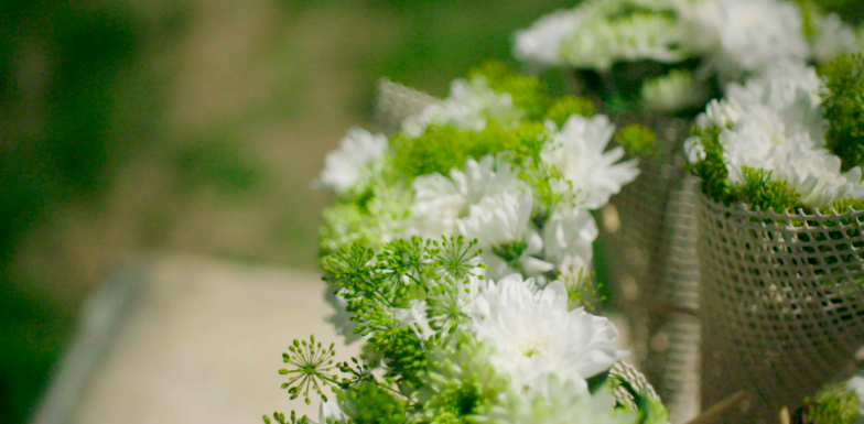 boeket idee: fraai aangeklede Chrysanten