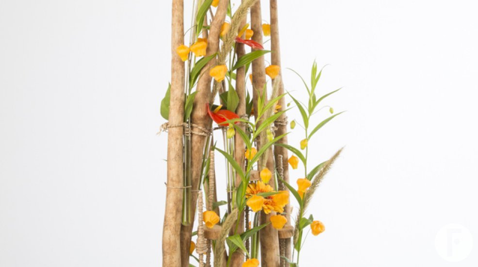 tall wood design david ragg flower factor totaal
