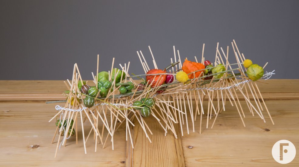 floral technique twisting wicker Pim van den Akker