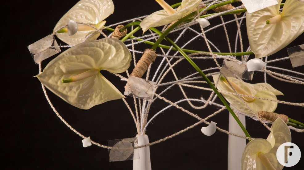 Kerstbloemwerk met Anthurium 'Moments'