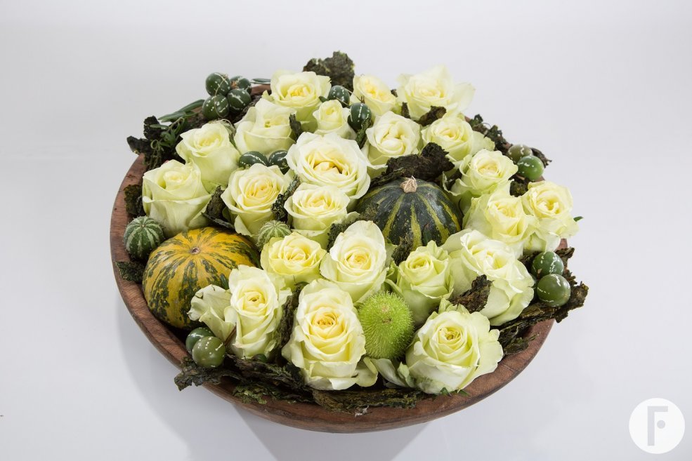 Creme Decofresh rozen met natuurlijke elementen