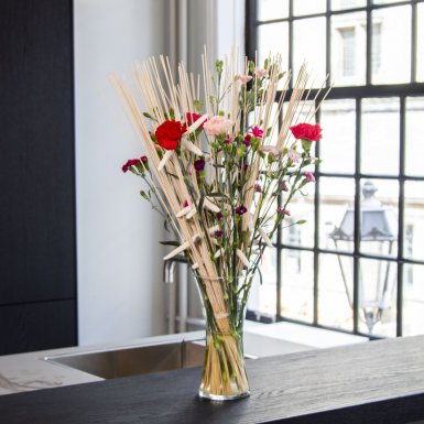 Bouquet tutorial DIY trendy dianthus summer