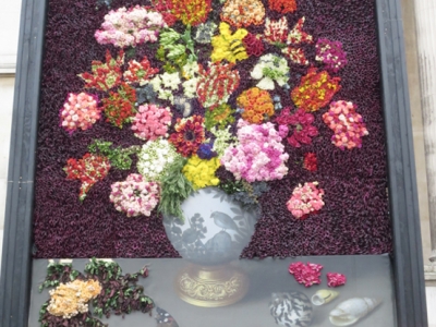 Floral Installation celebrating the Dutch Flowers exhibition at The National Gallery