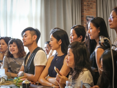 "Chinese florists are eager to learn" 